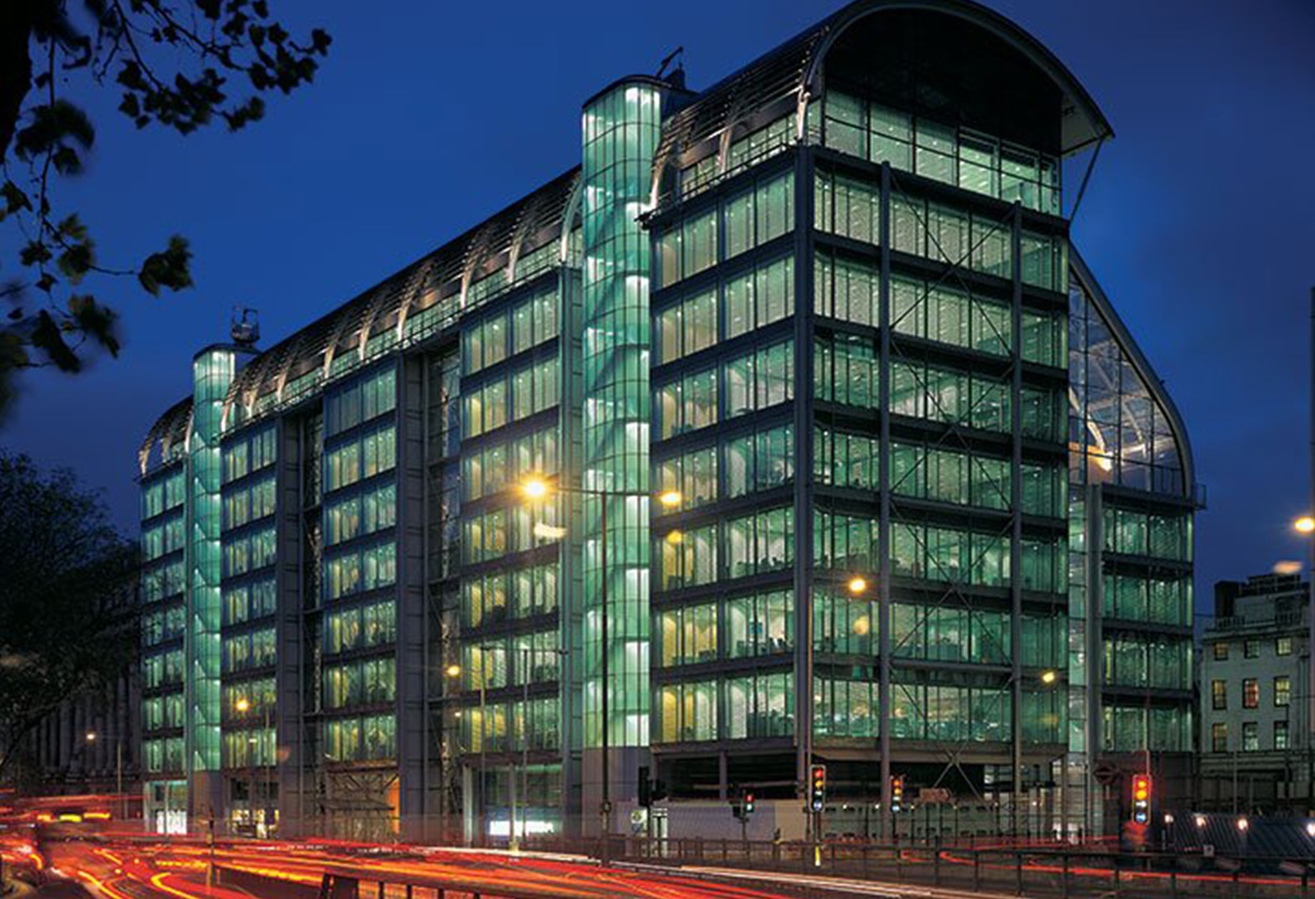 Photograph of the Wellcome building